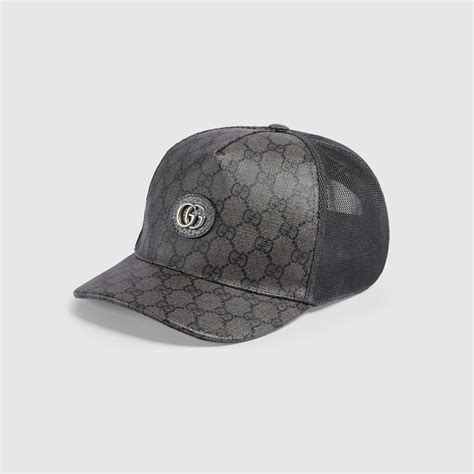 Casquette en toile GG en toile GG noire .